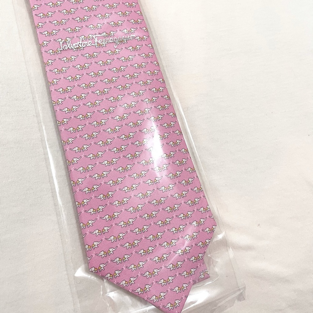 NWT Salvatore Ferragamo 3 Spruzzo Neck Tie